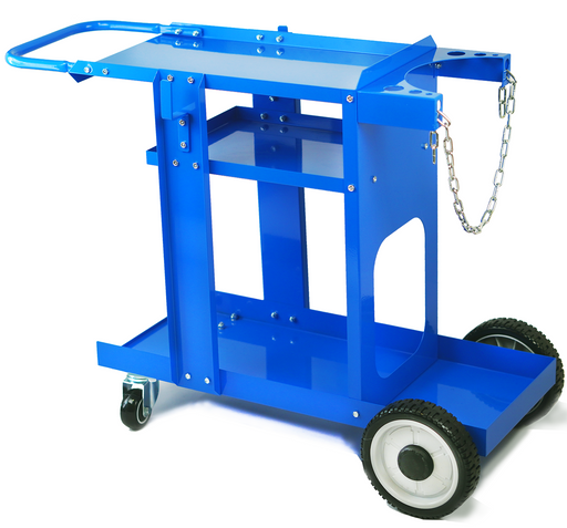 FOXNGEAR FOXNGEAR 350LBS Capacity Welding Cart for MIG/TIG Welder and Plasma Cutter-Blue-611B