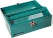 FOXNGEAR Foxngear Heavy-duty 16" Portable Metal Toolbox with Hand Carry-Teal