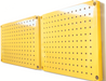 Foxngear HantekSteel Metal Pegboard 12x16Inch Heavy-Duty Wall Organizer for Home Garage Tool Storage-4pcs