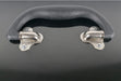 FOXNGEAR Foxngear Heavy-duty 16" Portable Metal Toolbox with Hand Carry- Black