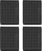 Foxngear HantekSteel Metal Pegboard 12x16Inch Heavy-Duty Wall Organizer for Home Garage Tool Storage-4pcs