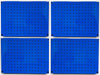 Foxngear HantekSteel Metal Pegboard 12x16Inch Heavy-Duty Wall Organizer for Home Garage Tool Storage-4pcs