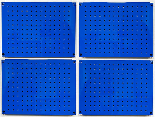 Foxngear HantekSteel Metal Pegboard 12x16Inch Heavy-Duty Wall Organizer for Home Garage Tool Storage-4pcs