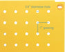 FOXNGEAR Foxngear Metal Pegboard Heavy Duty Wall Organizer for Home Garage Tool Storage-4pcs Yellow