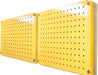 FOXNGEAR Foxngear Metal Pegboard Heavy Duty Wall Organizer for Home Garage Tool Storage-4pcs Yellow