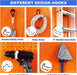 FOXNGEAR 1/4inch Heavy Duty Pegboard Hooks Accessories Organizer for Garage Kitchen Workbench 10 pcs