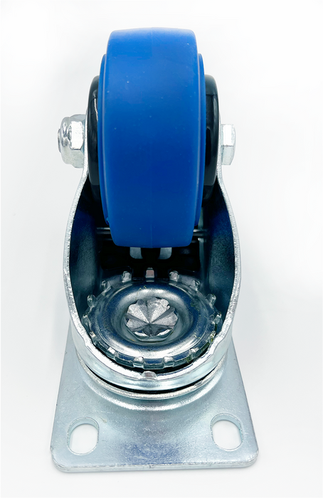 FOXNGEAR 4" TPR Swivel Caster Blue; 198lb