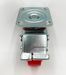 FOXNGEAR 600lb Industrial heavy-duty swivel caster w/break; Polyurethane