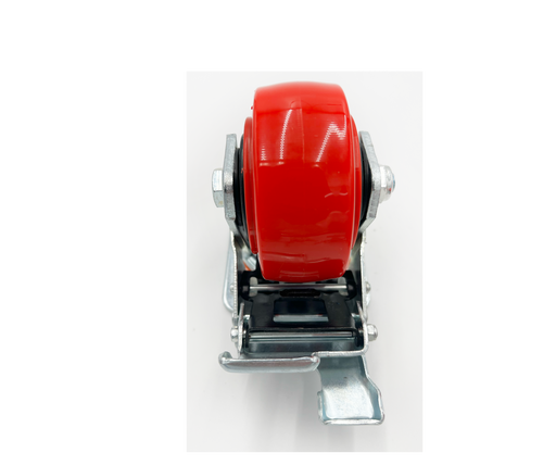 FOXNGEAR 600lb 4" Industrial heavy-duty swivel caster; Polyurethane