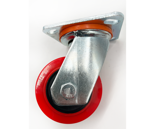FOXNGEAR 600lb 4" Industrial heavy-duty swivel caster; Polyurethane